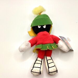 Vintage 1999 Warner Bros. Marvin the Martian Mini Bean Bag - New